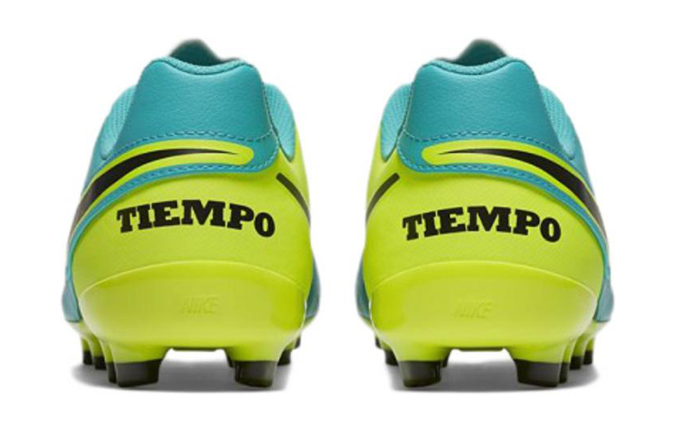 Shop (JR) Nike Tiempo Legend VI FG Fußballschuhe ''Blau Grün'' 819186-307