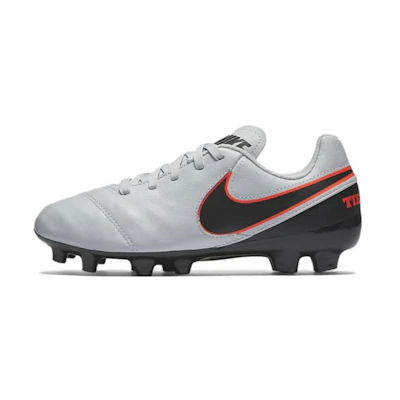 (Youth) Nike Tiempo Legend VI FG Firm Ground 'Gray Black Orange'