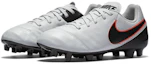 Order (JR) Nike Tiempo Legend VI FG Hartplatz ''Grau Schwarz Orange'' 819186-001