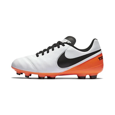 (Youth) Nike Tiempo Legend VI FG Firm Ground 'White Orange Black'