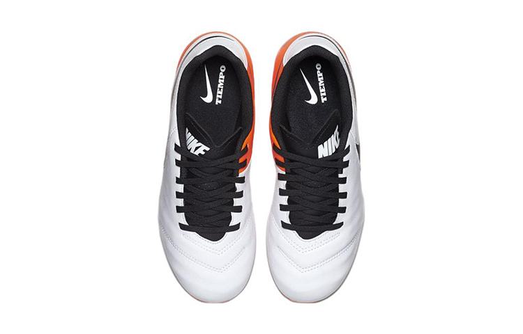 Lookbook (JR) Nike Tiempo Legend VI FG Sepatu Bola 'Putih Oranye Hitam' 819186-108