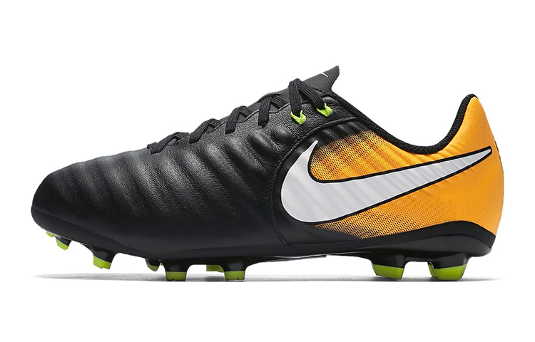 (Youth) Nike Tiempo Ligera IV FG 'Black Laser Orange' 897725-008