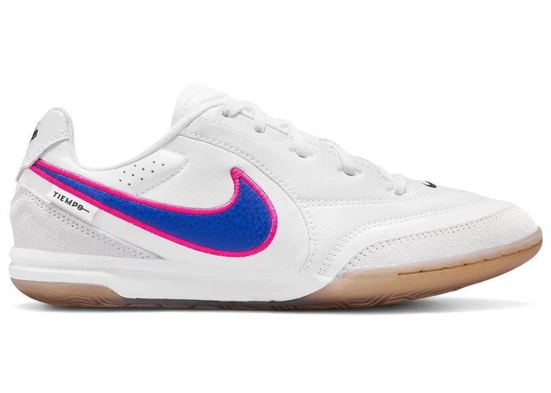 (Youth) Nike Jr. Tiempo Streetgato IC Low 'White Pink Blast Racer Blue' IB5039-146