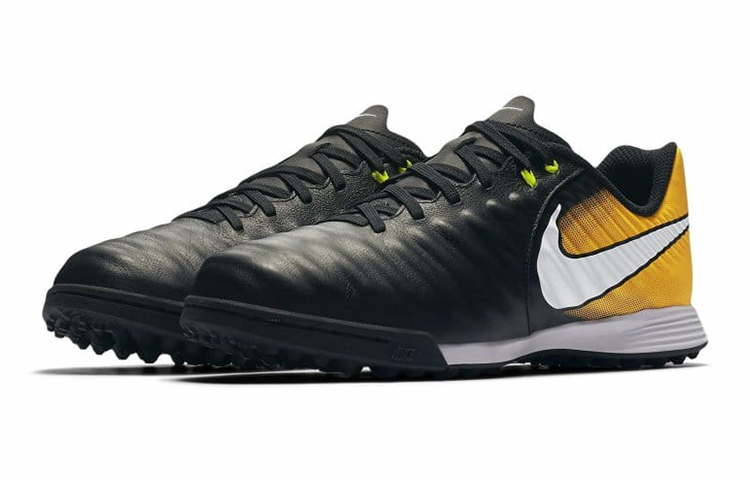 Lookbook 兒童 Nike JR TiempoX Ligera 4 TF 草地足球鞋 黑黃色