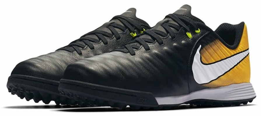 兒童 Nike JR TiempoX Ligera 4 TF 草地足球鞋 黑黃色 Lookbook 兒童 Nike JR TiempoX Ligera 4 TF 草地足球鞋 黑黃色