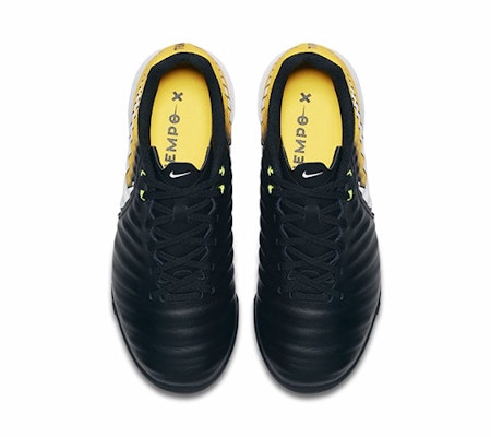 兒童 Nike JR TiempoX Ligera 4 TF 草地足球鞋 黑黃色 Shop 兒童 Nike JR TiempoX Ligera 4 TF 草地足球鞋 黑黃色