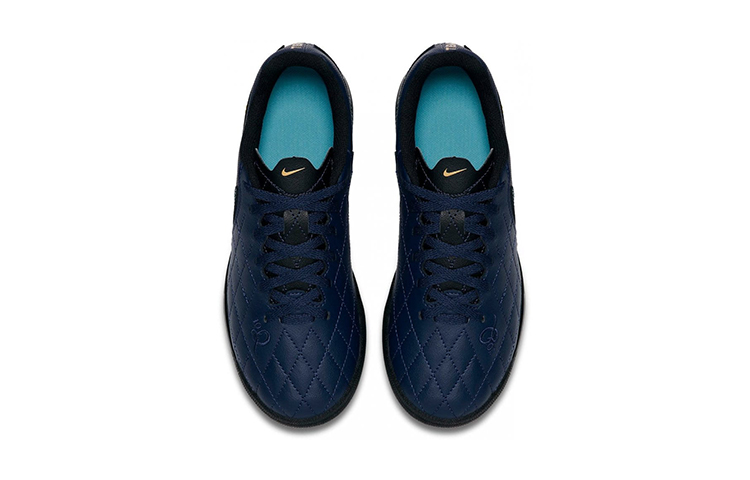 Shop (JR) Nike TiempoX Rio 4 10R TF Turf ''Bleu Noir'' AQ3825-440