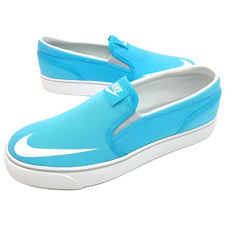 Lookbook (JR) Nike Toki Slip On Canvas ''Aqua'' Sneakers 719744-400