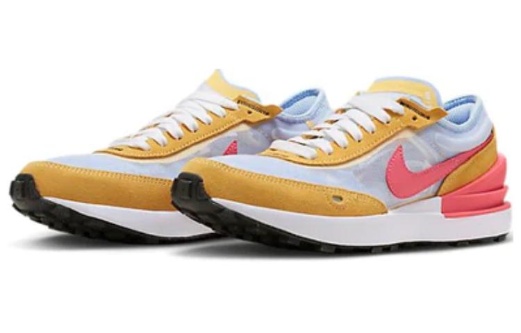 Lookbook Nike Waffle One 減震防滑 低筒 運動休閒鞋 GS 橙白