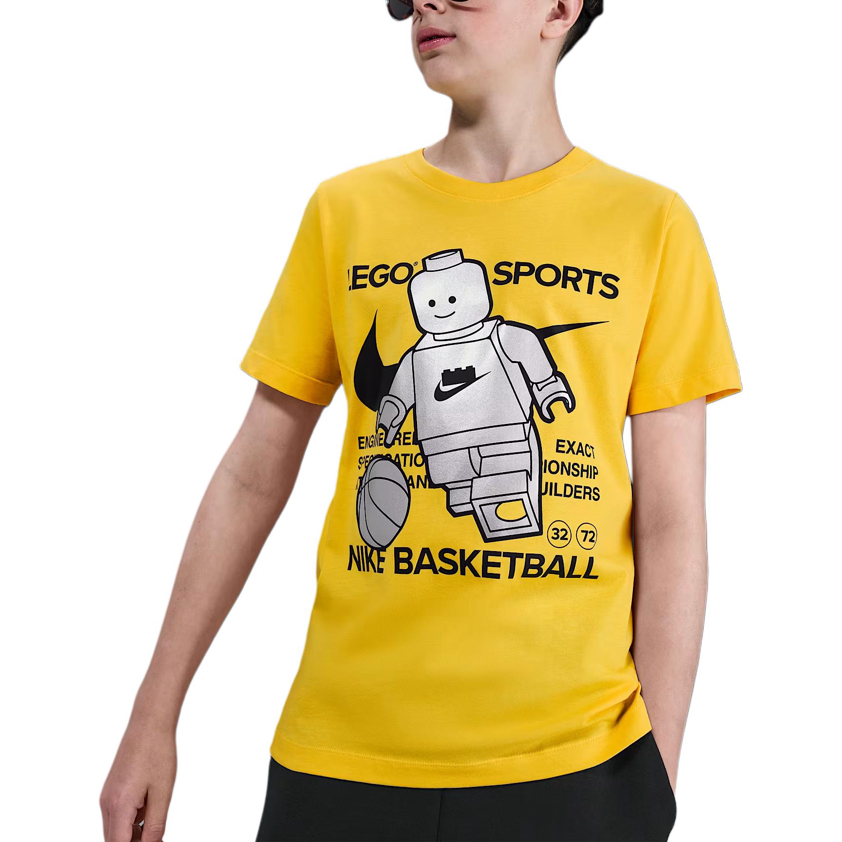 (Youth) Nike x LEGO Graphic Tee Short Sleeve Round Neck Youth T-Shirt HV5194-719