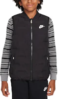 (Youth) Nike Youth Black Puffer Vest - Comfortable, Casual, Versatile. HQ7178-010 (Youth) Nike Youth Black Puffer Vest - Comfortable, Casual, Versatile. HQ7178-010