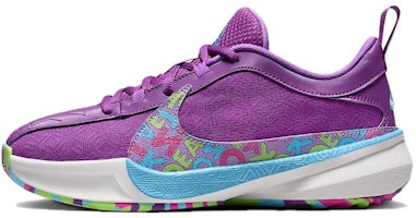 (Youth) Nike Zoom Freak 5 'Alphabet Bros' DZ4486-500 (Youth) Nike Zoom Freak 5 'Alphabet Bros' DZ4486-500