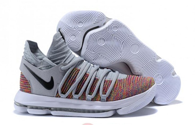 NIKE ZOOM KD 10 灰色實戰籃球鞋 Lookbook NIKE ZOOM KD 10 灰色實戰籃球鞋