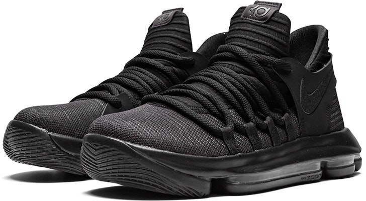 (Youth) Nike Zoom KD 10 'Blackout' 918365-004 Lookbook (Youth) Nike Zoom KD 10 'Blackout' 918365-004