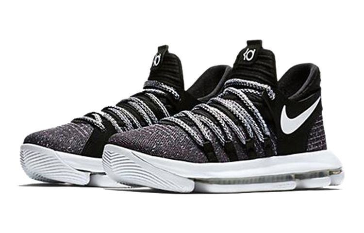 Lookbook GS大童 Nike KD 10 減震防滑耐磨 低幫實戰籃球鞋 黑白