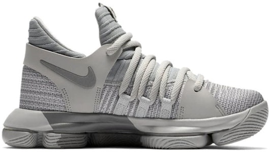 中童 Nike KD 10 氣墊 防滑耐磨 低筒 實戰籃球鞋 灰色 Order 中童 Nike KD 10 氣墊 防滑耐磨 低筒 實戰籃球鞋 灰色