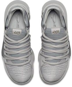 中童 Nike KD 10 氣墊 防滑耐磨 低筒 實戰籃球鞋 灰色 Shop 中童 Nike KD 10 氣墊 防滑耐磨 低筒 實戰籃球鞋 灰色