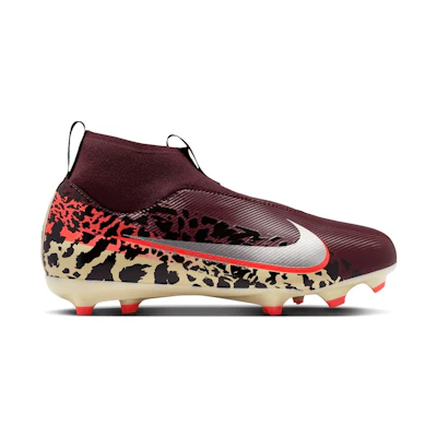 (Youth) Nike United Jr. Mercurial Superfly 10 Academy Multi-Ground High-Top GS 'Burgundy Crush'