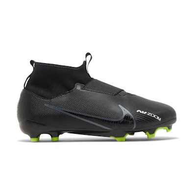 (Youth) Nike Zoom Mercurial Superfly 9 Academy FG MG 'Black Dark Smoke Grey'
