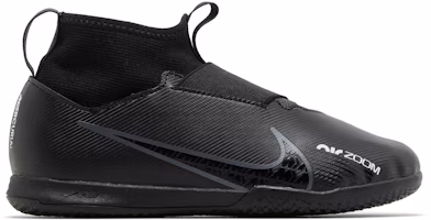 (Youth) Nike Zoom Mercurial Superfly 9 Academy IC 'Black Dark Smoke Grey' DJ5615-001 (Youth) Nike Zoom Mercurial Superfly 9 Academy IC 'Black Dark Smoke Grey' DJ5615-001