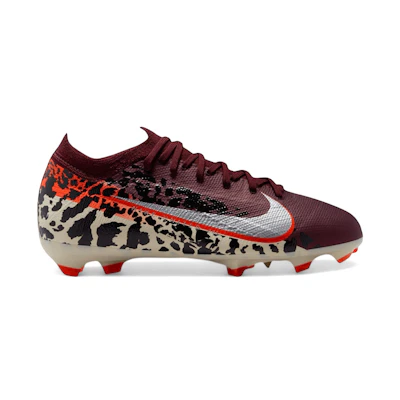 (Youth) Nike United Jr. Mercurial Vapor 16 Pro FG Low 'Burgundy Crush University Red Fossil Metallic Silver'