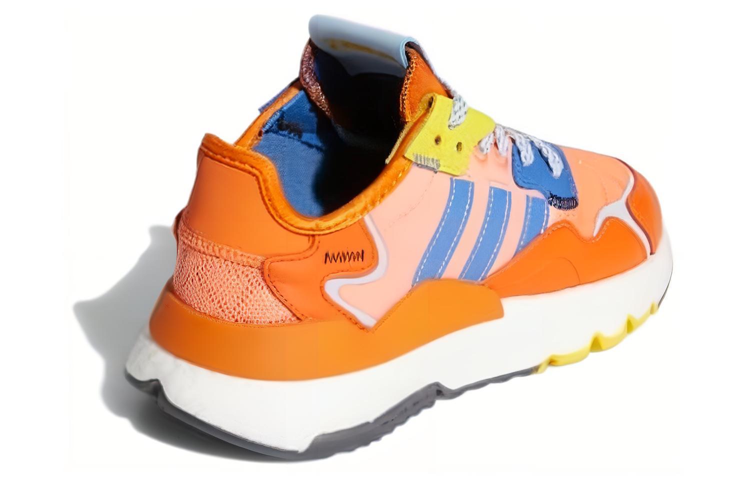 Shop Ninja x adidas originals Nite Jogger運動休閒鞋 女款 藍橘