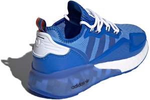 大童 Ninja x adidas Originals ZX 2K Boost J 藍灰 Shop 大童 Ninja x adidas Originals ZX 2K Boost J 藍灰