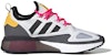 (JR) Ninja x adidas ZX 2K Boost J 'Time In - Putih Kelabu' FZ0481