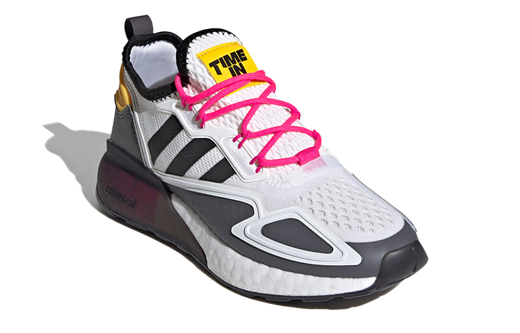 Lookbook (JR) Ninja x adidas ZX 2K ブースト J タイムイン (白/灰) FZ0481