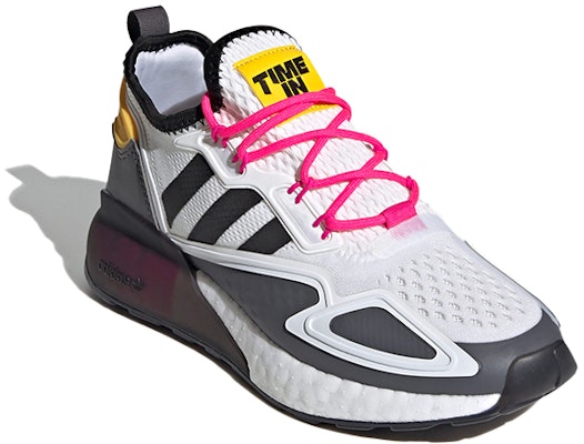 (JR) Ninja x adidas ZX 2K Boost J 'Time In - Putih Kelabu' FZ0481 Lookbook (JR) Ninja x adidas ZX 2K Boost J 'Time In - Putih Kelabu' FZ0481