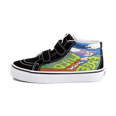(Youth) Parks Project Vans Sk8 Mid Black/Multicolor
