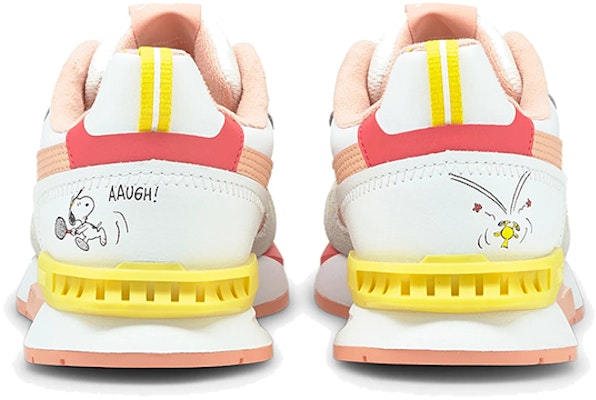 (PS) Kasut Lari Puma Peanuts x Mirage Mox Jr K /Pink/Kelabu 'Putih'. 375734-02 Shop (PS) Kasut Lari Puma Peanuts x Mirage Mox Jr K /Pink/Kelabu 'Putih'. 375734-02