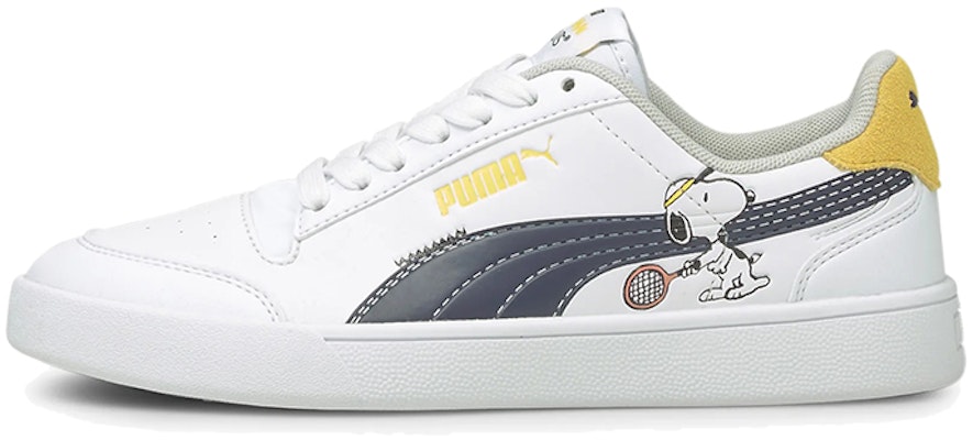 (Youth) Peanuts x Puma Shuffle Big Kid 'Woodstock - White Maize' 375739-01 Buy (Youth) Peanuts x Puma Shuffle Big Kid 'Woodstock - White Maize' 375739-01