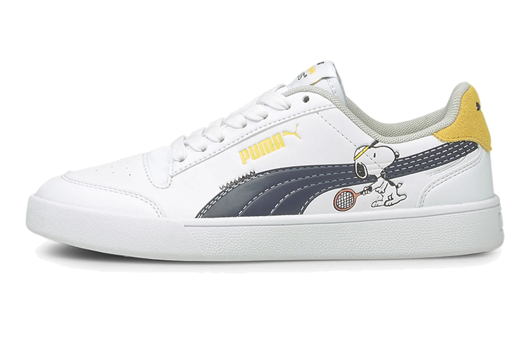 (Youth) Peanuts x Puma Shuffle Big Kid 'Woodstock - White Maize' 375739-01