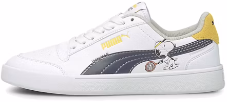 (Youth) Peanuts x Puma Shuffle Big Kid 'Woodstock - White Maize' 375739-01 (Youth) Peanuts x Puma Shuffle Big Kid 'Woodstock - White Maize' 375739-01