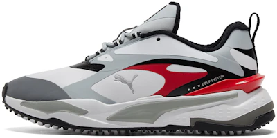 (Youth) Puma -Fast 'Gray White Red' 376357-04 (Youth) Puma -Fast 'Gray White Red' 376357-04