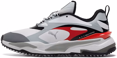 (Youth) Puma -Fast 'Gray White Red' 376357-04 (Youth) Puma -Fast 'Gray White Red' 376357-04