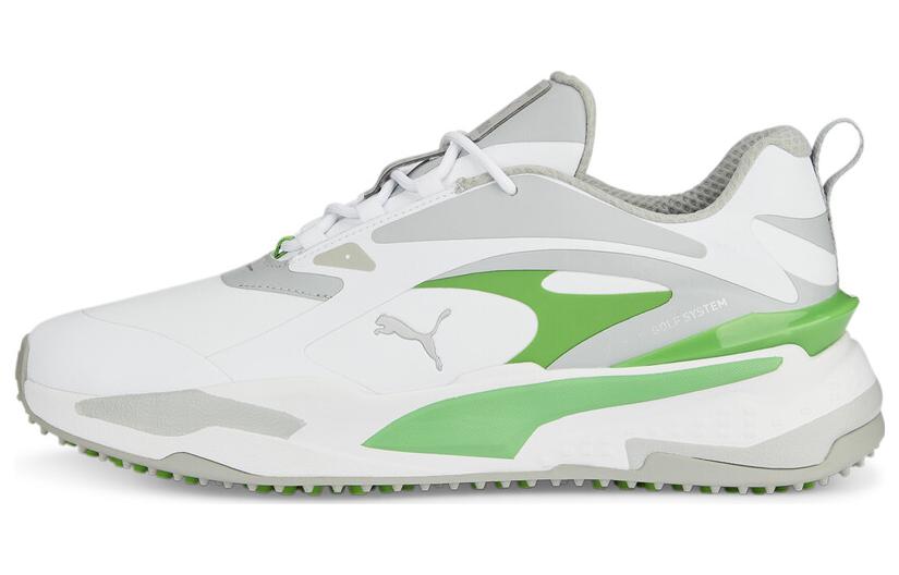 (Youth) Puma -Fast 'White Grey Green' 376357-11
