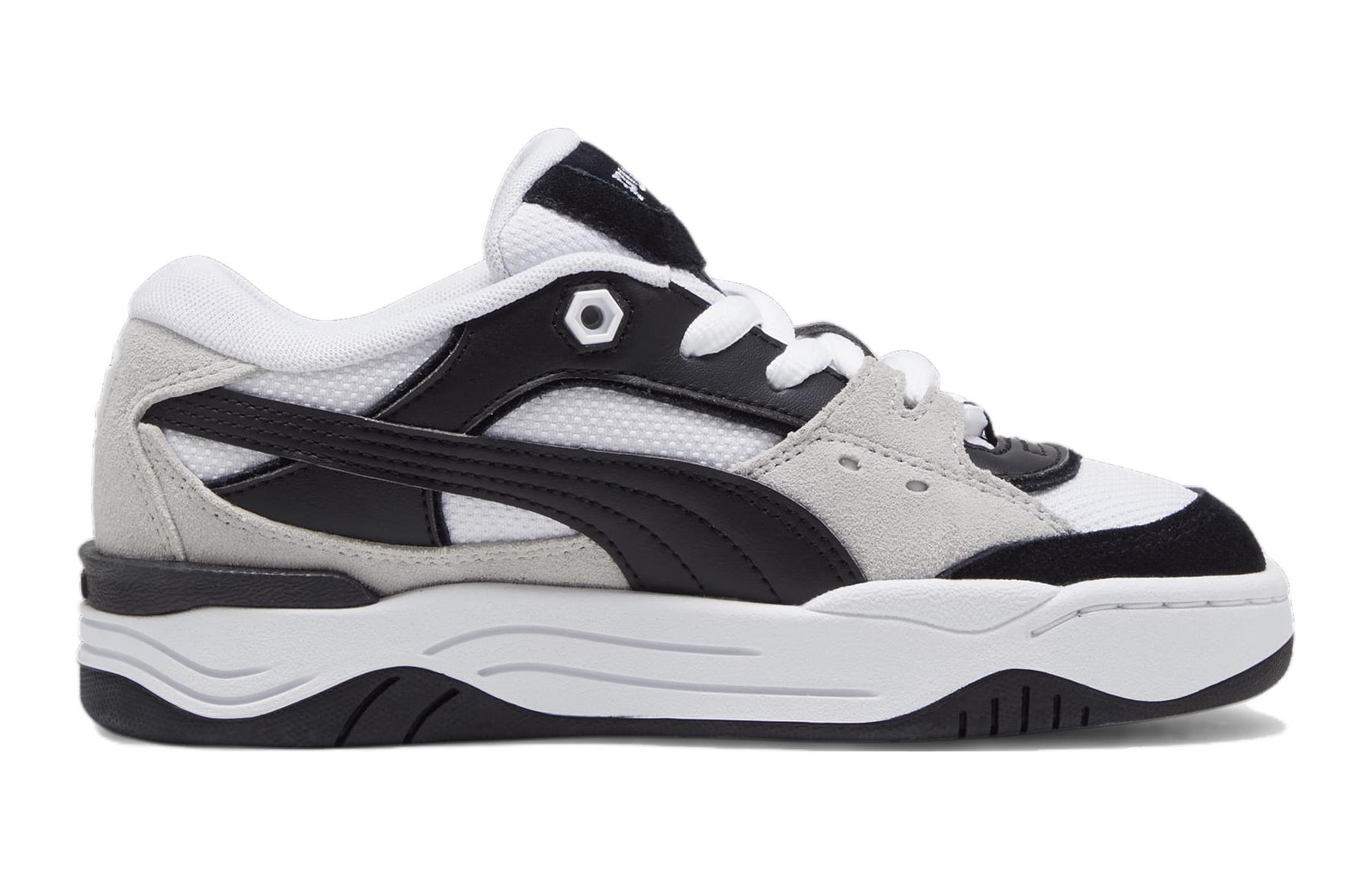 Order (JR) プーマ 180 (キッズ) 白黒 396580-02