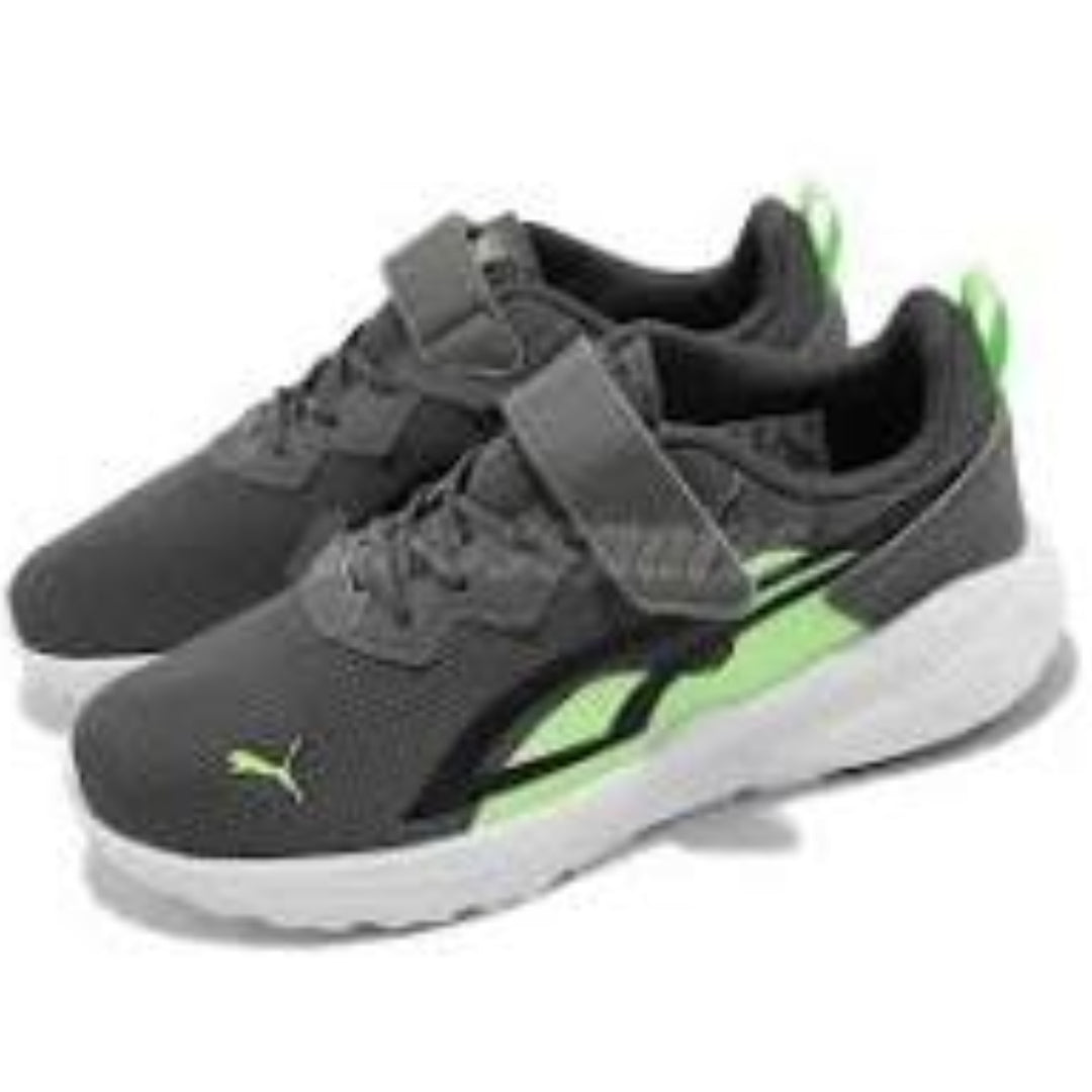 Order (JR) Puma Sepanjang Hari Aktif AC Jr 'Kelabu Lime Menyegarkan' 387387-12