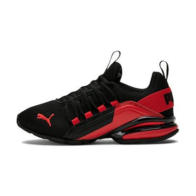 (Youth) Puma Axelion Break JR 'Black Red Patchwork'