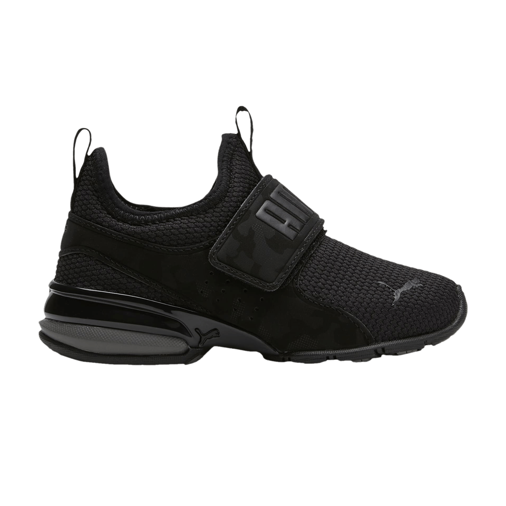 Buy (JR) 彪马Axelion无带 Camo - 黑色Castlerock 378135-01