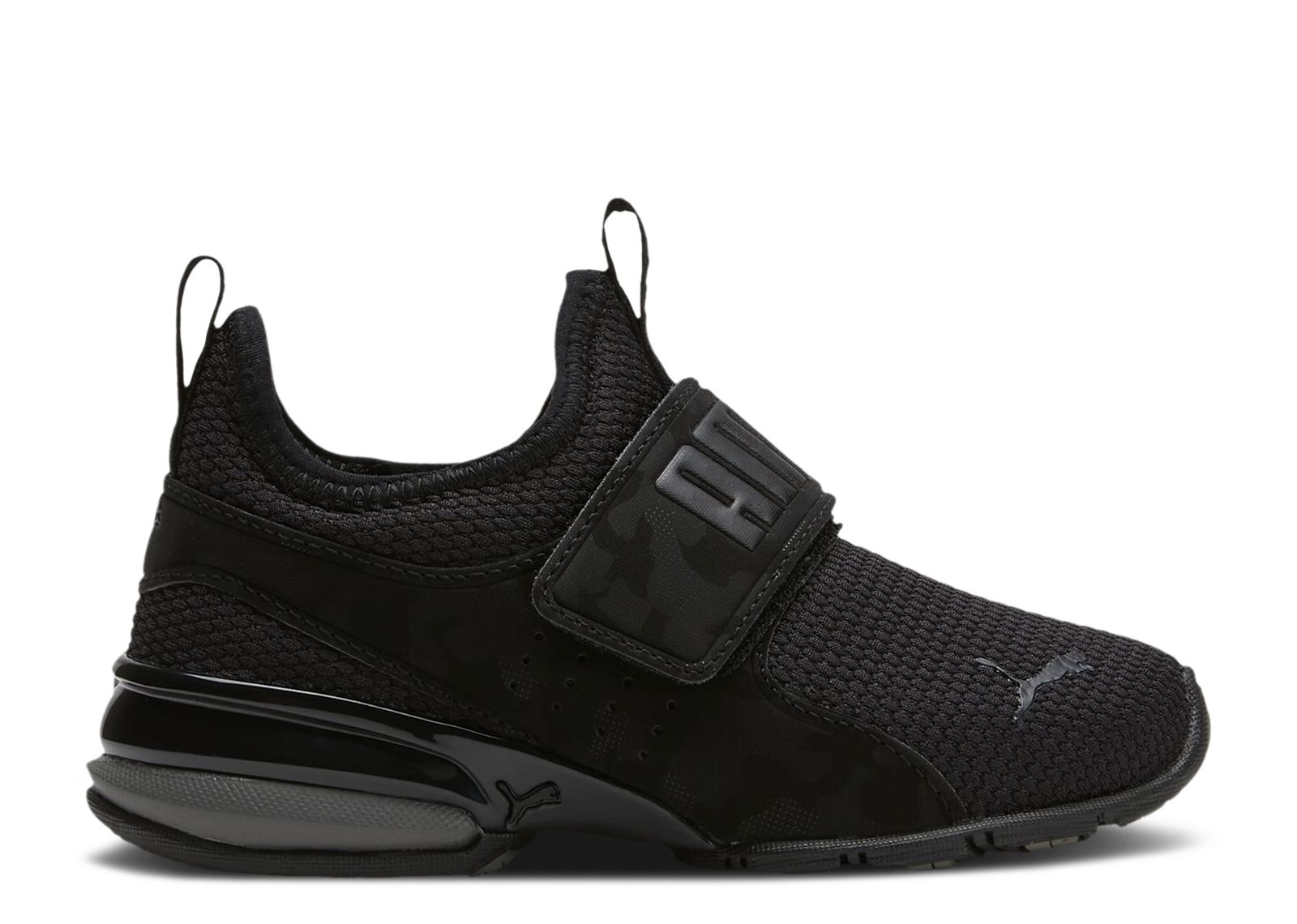 (Youth) Puma Axelion Slip-On 'Camo - Black Castlerock' 378135-01