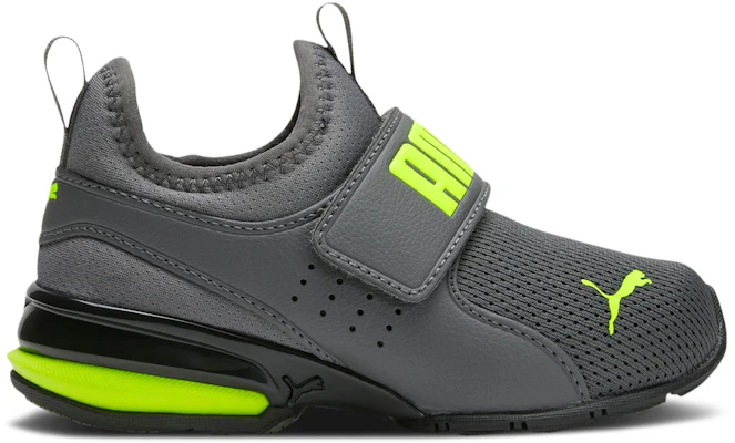 (JR) Puma Axelion Slip-On ''Gris Castlerock Lime'' 376751-11 Buy (JR) Puma Axelion Slip-On ''Gris Castlerock Lime'' 376751-11