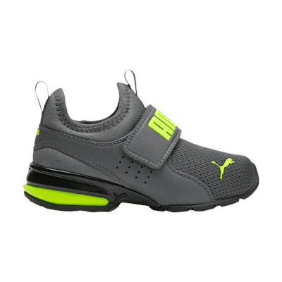 (Youth) Puma Axelion Slip-On 'Castlerock Lime'