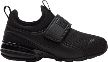 (Youth) Puma Axelion Slip-On 'Triple Black' 376751-01 (Youth) Puma Axelion Slip-On 'Triple Black' 376751-01