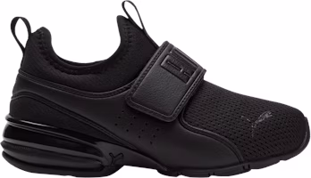 (Youth) Puma Axelion Slip-On 'Triple Black' 376751-01 (Youth) Puma Axelion Slip-On 'Triple Black' 376751-01