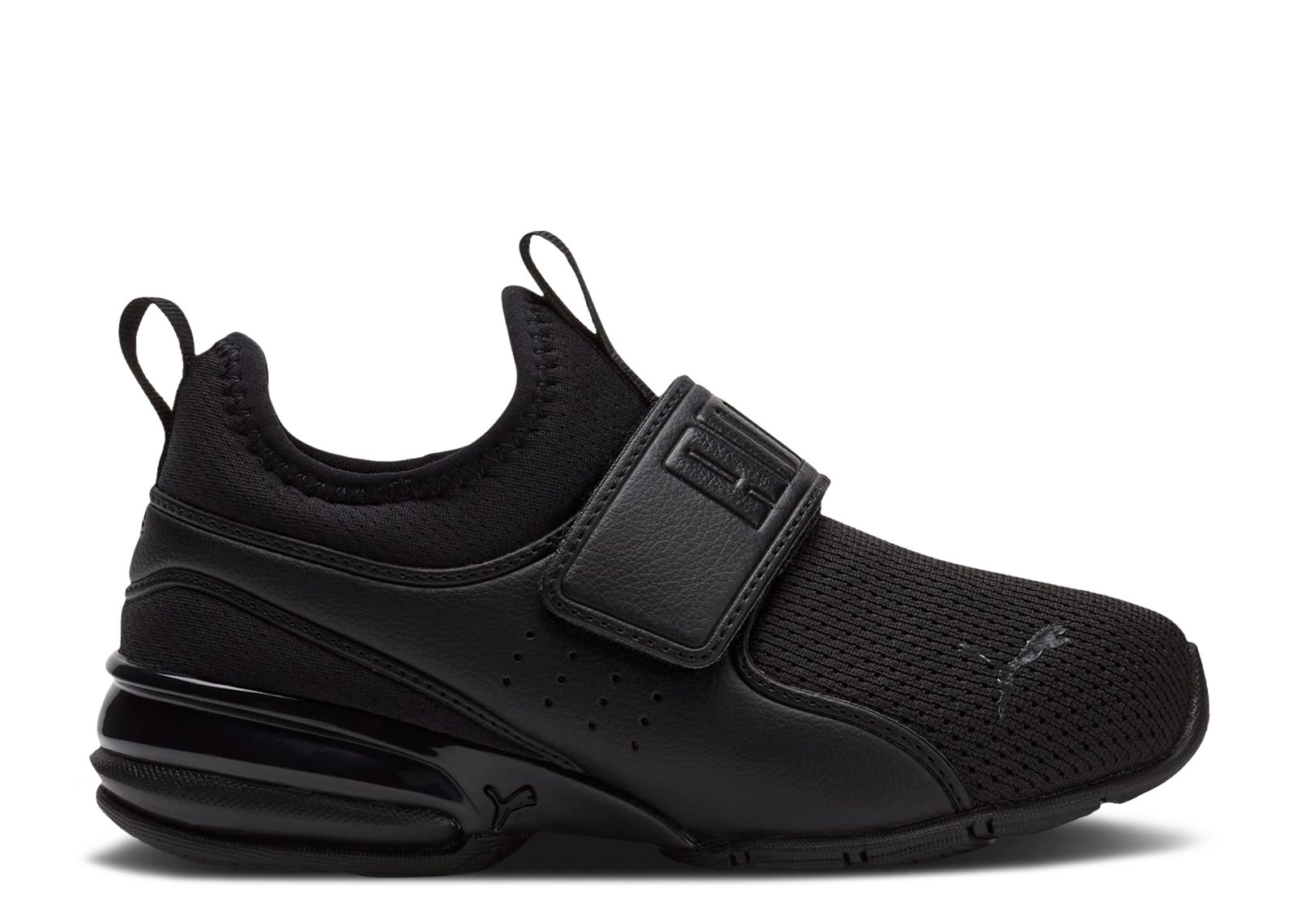 (Youth) Puma Axelion Slip-On 'Triple Black' 376751-01