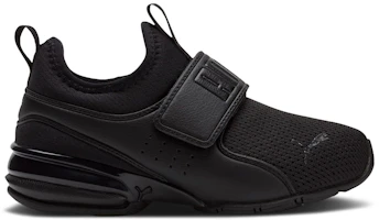 (Youth) Puma Axelion Slip-On 'Triple Black' 376751-01 (Youth) Puma Axelion Slip-On 'Triple Black' 376751-01