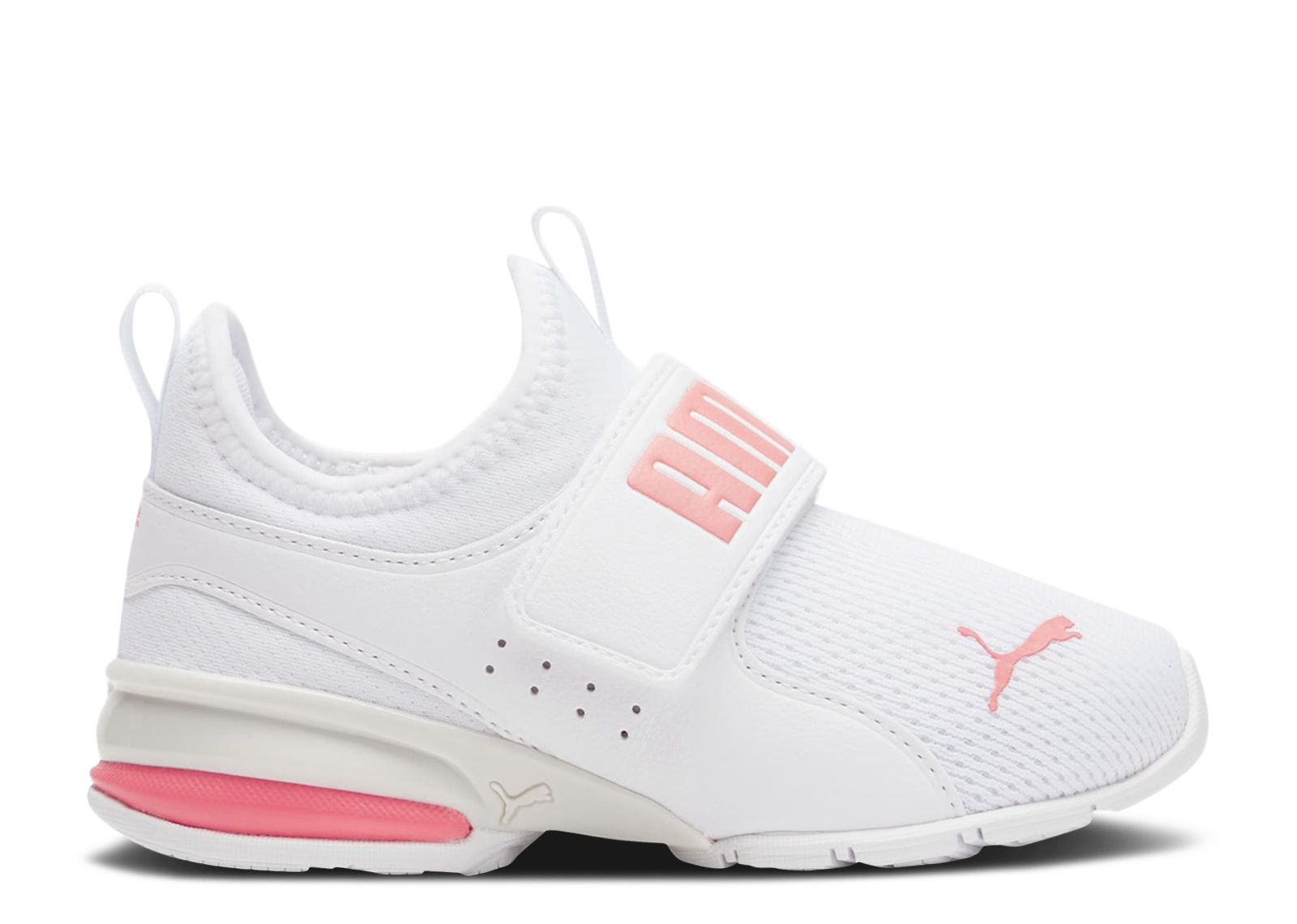 (Youth) Puma Axelion Slip-On 'White Carnation Pink' 376751-07